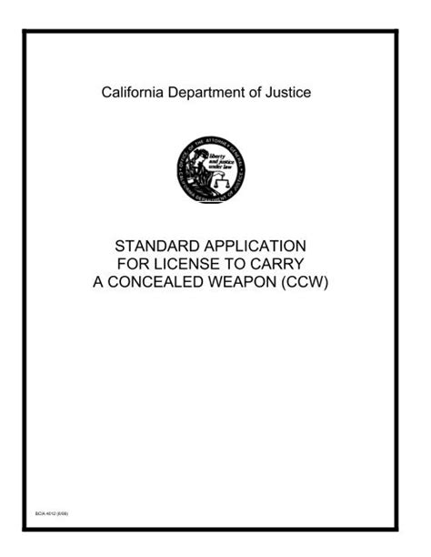 Ccw Application Los Angeles County Sheriff S Department