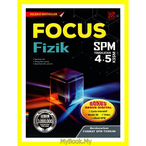 BARU MyB Buku Rujukan Nota Focus SPM Tingkatan 4 5 Fizik Pelangi