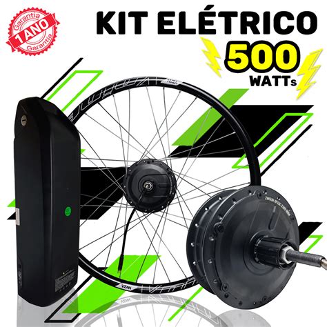 Kit Elétrico para Bicicleta TecBike 500 Watts 36V Aro 26