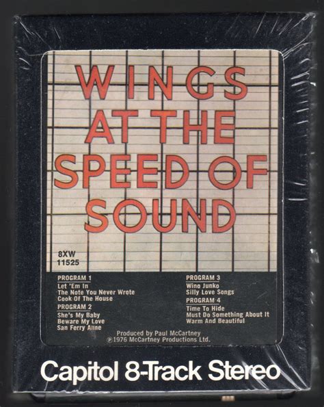 Paul Mccartney And Wings Wings At The Speed Of Sound 1976 Capitol A17b