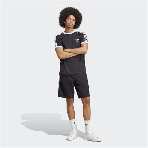 Adidas Adicolor Classics 3 Stripes Tee Black Adidas Uae