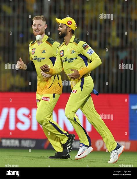 Chennai India 03042023 Match No 6 Tata Ipl 2023 Csk Vs Lsg Chennai Super Kings Vs