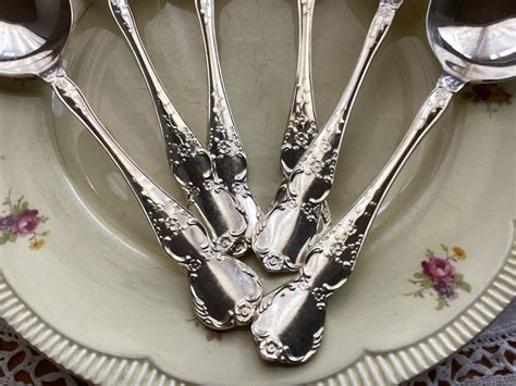 Vintage Rodd Camille Silver Spoons EPNS Cutlery 00696 Etsy Australia