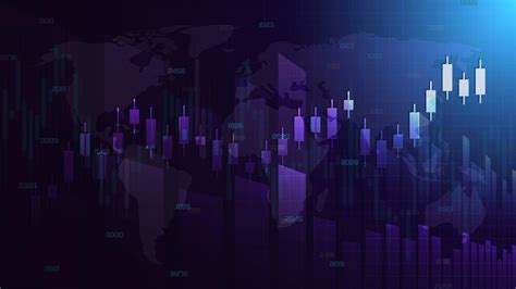 Trading background with transparent blue bar chart. 2713601 Vector Art ...