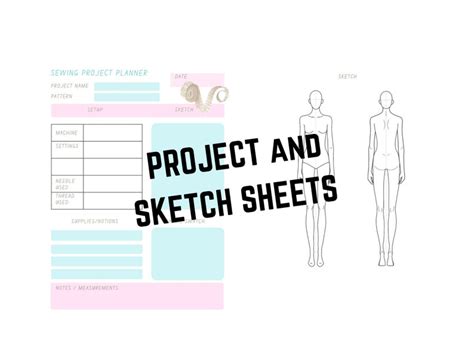 Sewing Planner Printable Pdf Instant Download Project Etsy