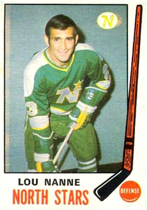 1969 O-Pee-Chee Lou Nanne #198 Hockey - VCP Price Guide