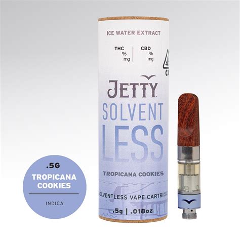 Jetty Extracts Tropicana Cookies Solventless Cartridge 5g Leafly