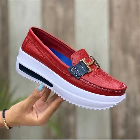 Mocasines Ortopédicos Con Plataforma Platform Loafers Loafers For Women Sneakers Fashion