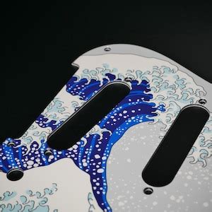 PRS Silver Sky Silver Sky SE Pickguard Modern Style The Great Wave Off