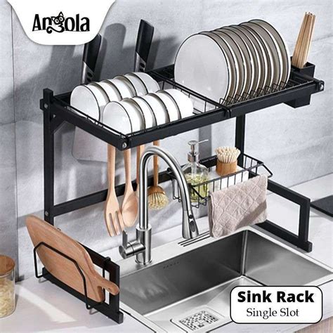 Jual Rak Piring Wastafel G G Stainless Drain Rack Baja Anti Karat