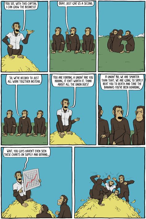 Chimpanzee Capitalism Existential Comics