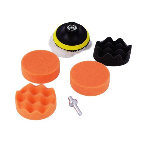 Worldwide Inch Buffing Pad Auto Car Polishing Sponge Wheel Kit