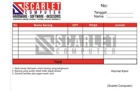 Nota F Custom Ply Lazada Indonesia