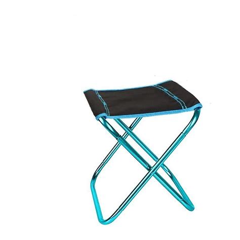 Chaise pliante portable en aluminium pour la pêche et le camping en