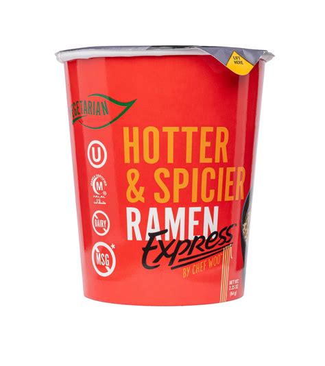 Ramen Express By Chef Woo Hotter And Spicier Ramen Noodles 2 25 Oz