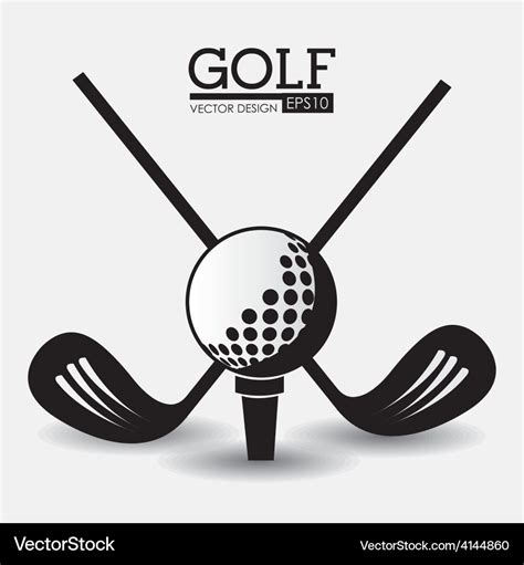 Golf Ball Vector