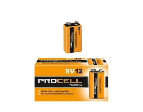 Duracell Procell 9 Volt Professional Alkaline Batteries 9v 12 Pack 1500 For Sale Online Ebay