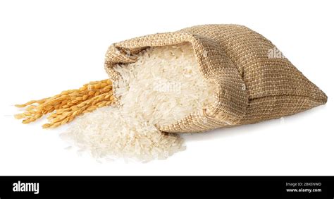 sack rice  res stock photography  images alamy