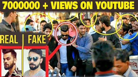 Fake Celebrity Prank Virat Kohli Fans Awesome Reactions Youtube