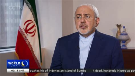 Iranian Foreign Minister Interview Chinas Role In Preserving The Iran