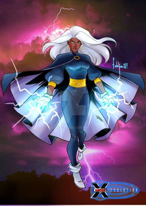 Storm Xmen Evolution By Artbyfab On Deviantart Storm Xmen Storm Marvel Marvel Superhero Posters