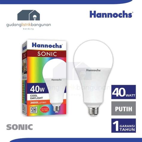 Jual Lampu Led Bulb Hannochs Sonic Watt Putih Di Seller Aj Store