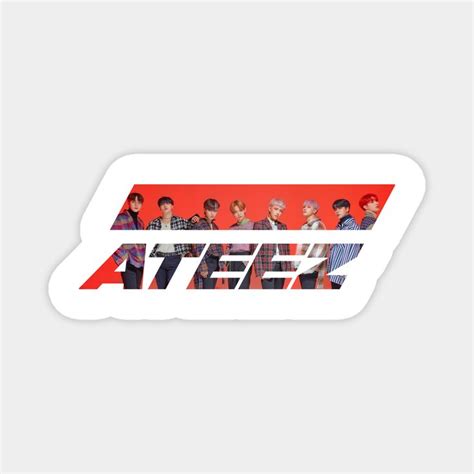 Ateez Logo By Hallyupunch Logo Sticker Logo Custom Stickers