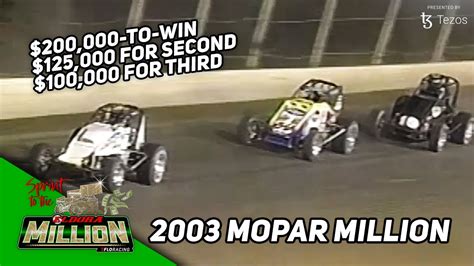 Remembering The Biggest Sprint Car Purse Of All Time Sprint To The