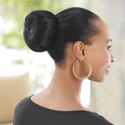 Donut Bun Hairstyles For Black Hair Hairstyle Catalog