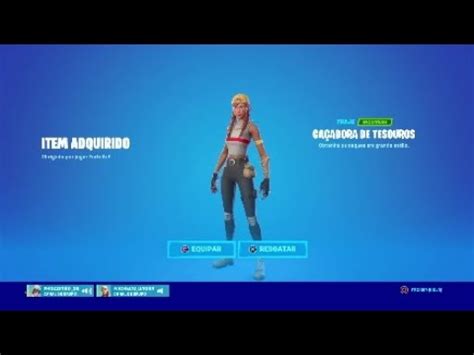 Comprei a caçadora de tesouros Fortnite YouTube