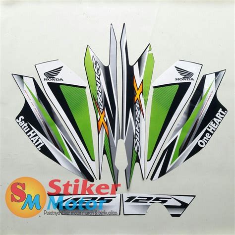 Jual STRIPING STICKER LIS LES POLET BODY MOTOR SUPRA X 125 2013 STD