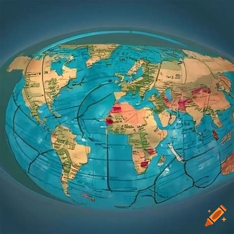 Real World Map With Accurate Land Sizes On Craiyon