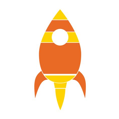 Rocket Ship Stencil | Large Space Rocket Stencil