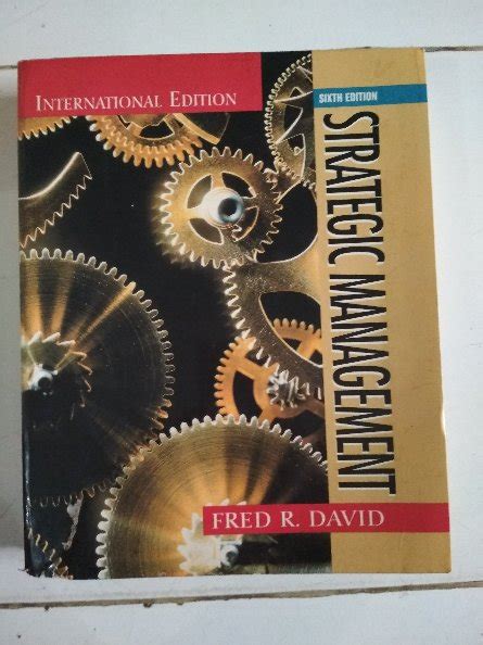 Jual Original Strategic Management Sixth Edition By Fred R David Di