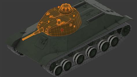 T Soviet Light Tank D Model Cgtrader