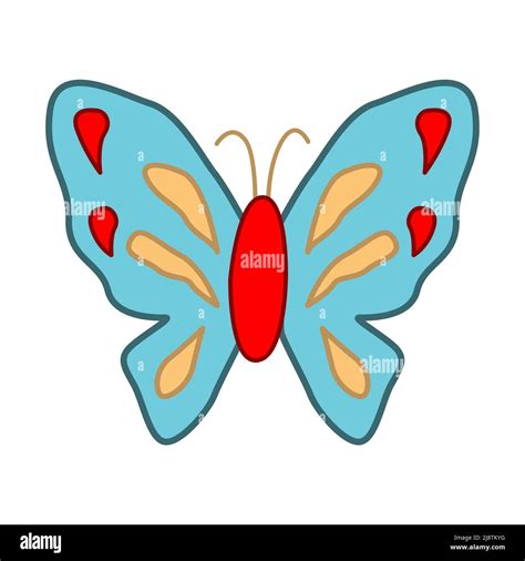 Schmetterling Clipart Umriss Ausgeschnittene Stockfotos Und Bilder