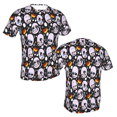 Unisex Undertale Sans T Shirts 3d Printed Short Sleeve Shirts Casual