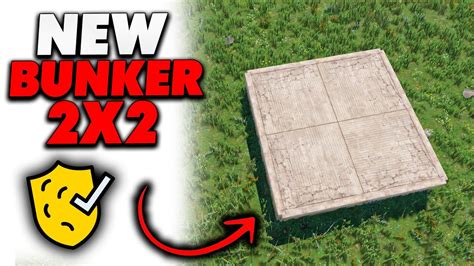 New 2x2 Bunker Simple In Rust 2024🔐 Rust Building Tutorial Youtube