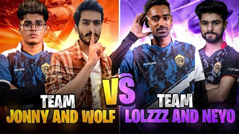 Jonathan And Wolfislive Vs Lolzzz Gaming And Neyoo 2 Vs 2 Tdm Fight