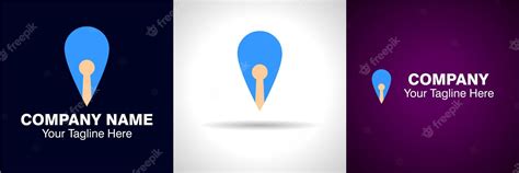 Premium Vector | Location mark logo, map pin logo and Direction logo