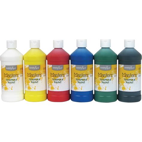 Handy Art Masters Tempera Paint, 6 / Set (Quantity) - Walmart.com ...