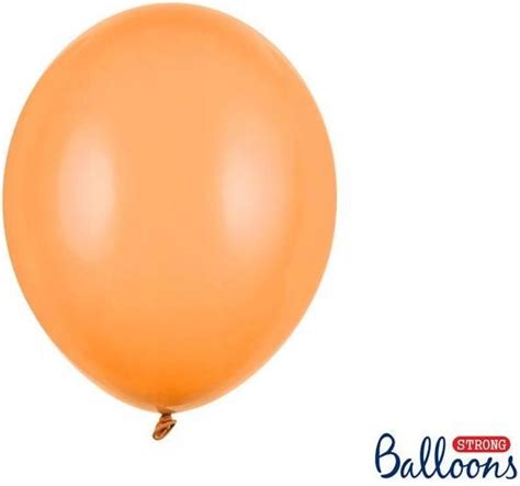 Party Deco Balony Lateksowe Strong Pomara Czowe Pastel Bright Orange