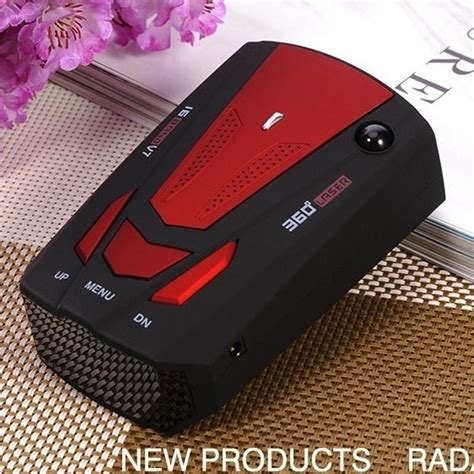 Buy Car Radar Detector V7 Cobra 16 Band 360 Car Anti Police GPS Camera