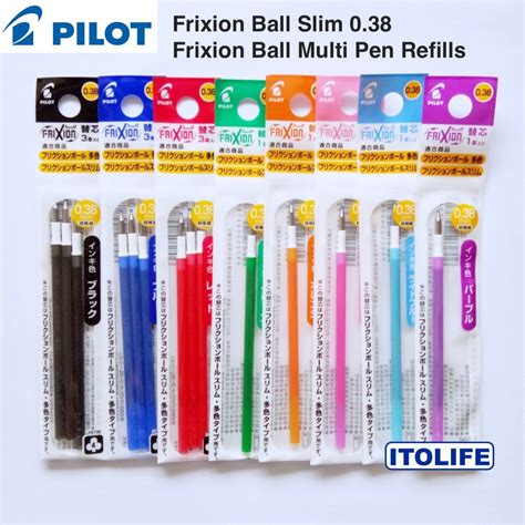 Pilot Frixion Ball Slim Refill 038mm 1pc Shopee Philippines