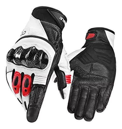 Guantes Motocicleta Inbike Guantes De Moto Cuero Genuino Pow Cuotas