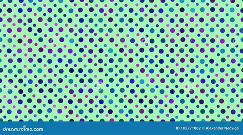 Turquoise Dots Pattern Background Stock Illustration Illustration Of