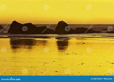 Ocean Sunset Scenery stock photo. Image of waves, coast - 28670538