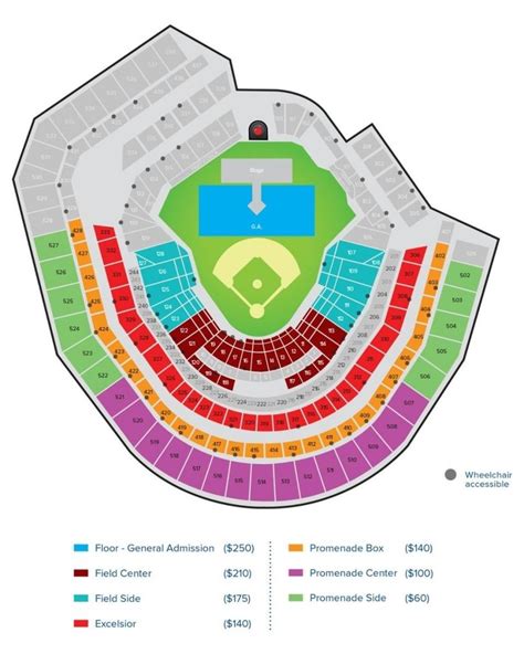 citi field concert seating chart # ...