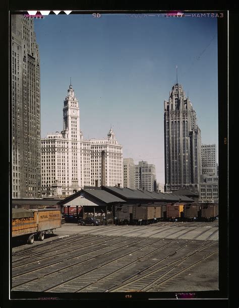 Industrial History IC Freight Houses Along Michigan Avenue In 1920s