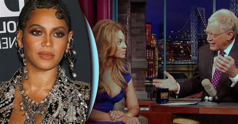 Beyoncé Got Anxious Telling A Handsy David Letterman About Her Controversial Song